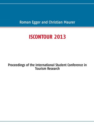 cover image of ISCONTOUR 2013